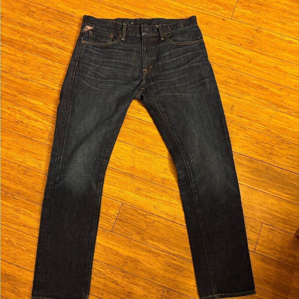 Ralph Lauren denim and supply Men's Dark Blue Jeans worn once 31/30